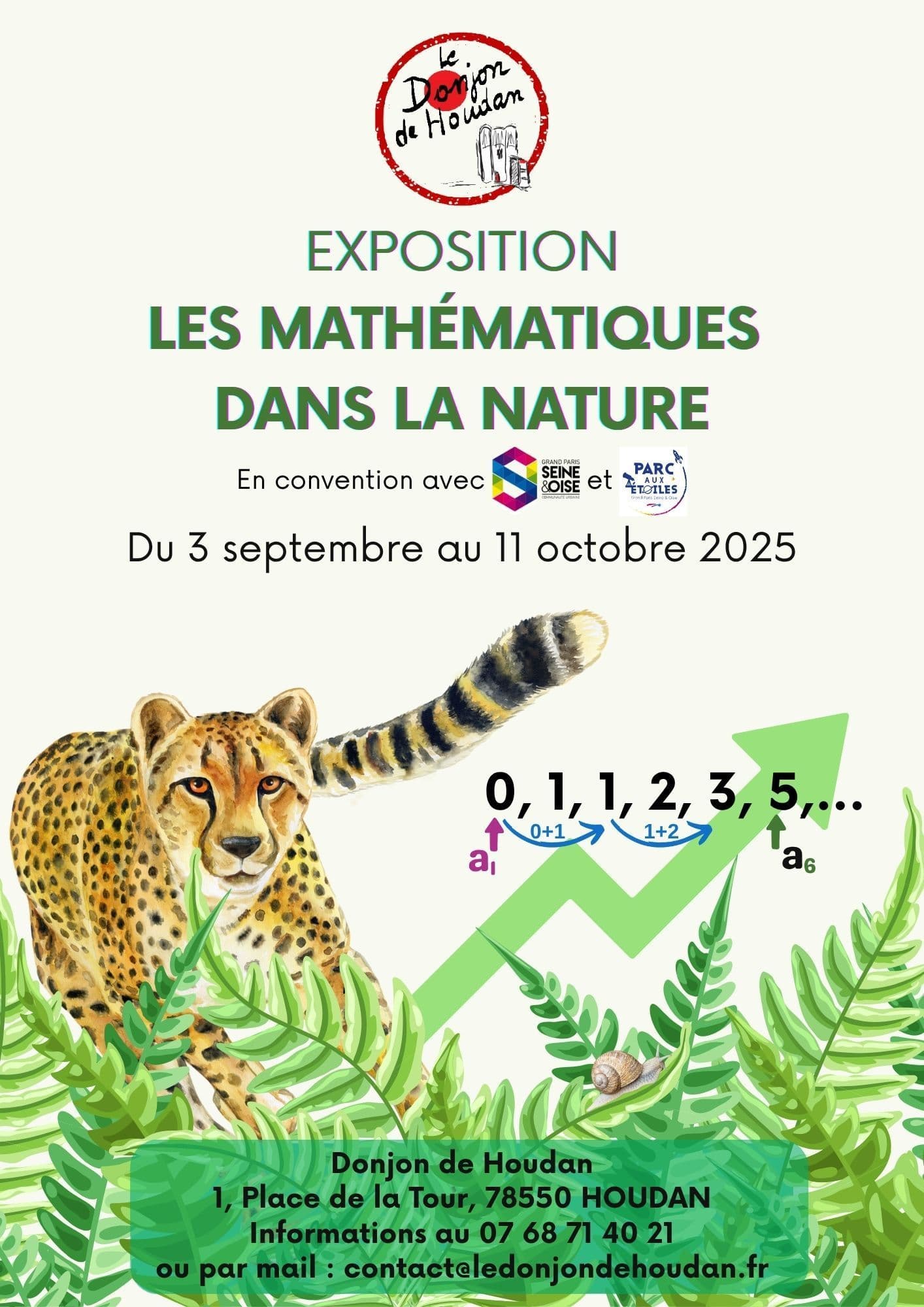 Exposition temporaire "Les Mathématiques dans la nature"