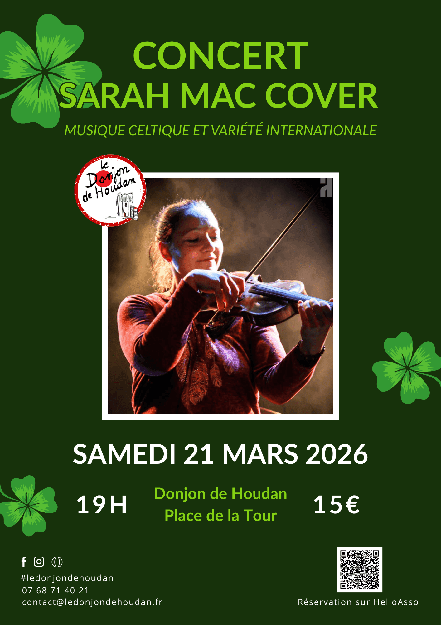 Concert Sarah Mac Cover
